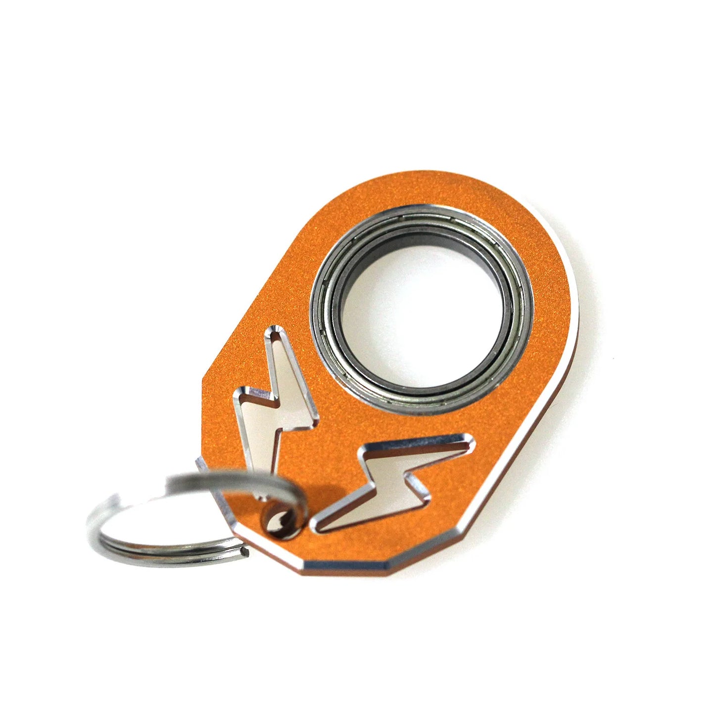 Spinner Keychain Fidget Toy β Stress & Anxiety Relief - Metal