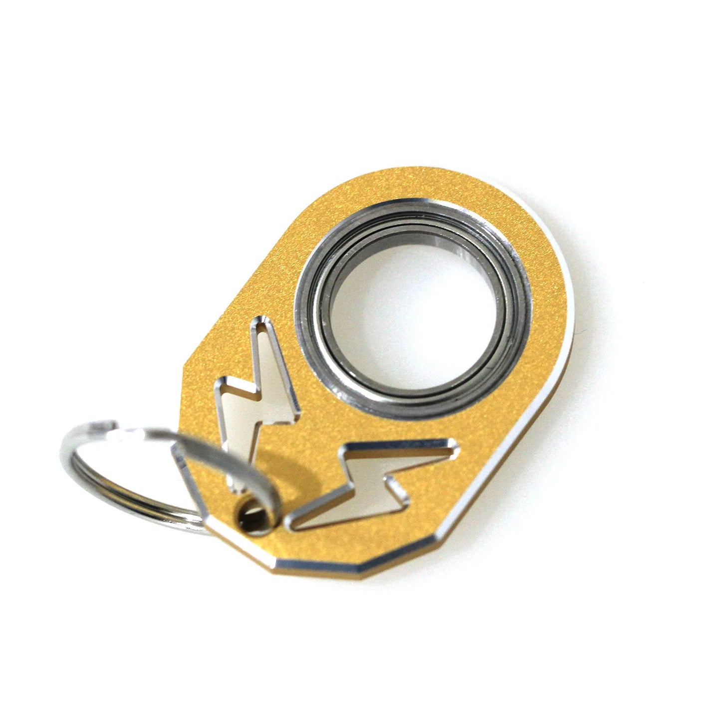 Spinner Keychain Fidget Toy β Stress & Anxiety Relief - Metal