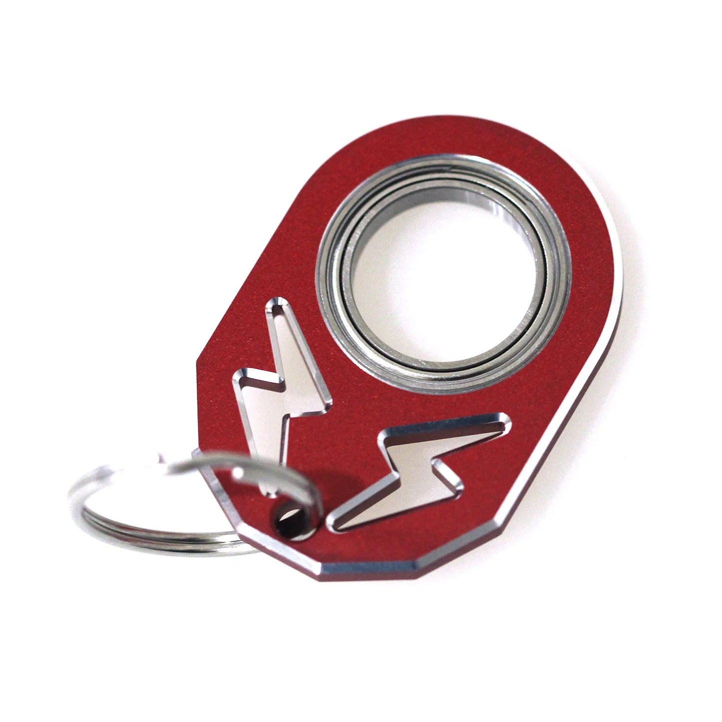 Spinner Keychain Fidget Toy β Stress & Anxiety Relief - Metal