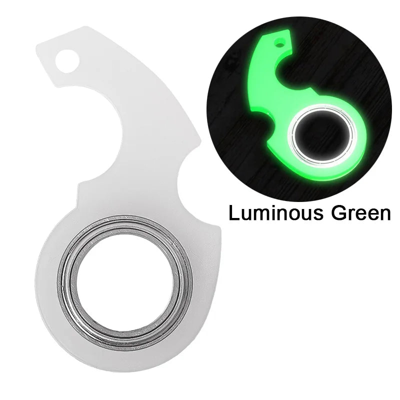 Spinner Keychain Fidget Toy – Stress & Anxiety Relief - Plastic