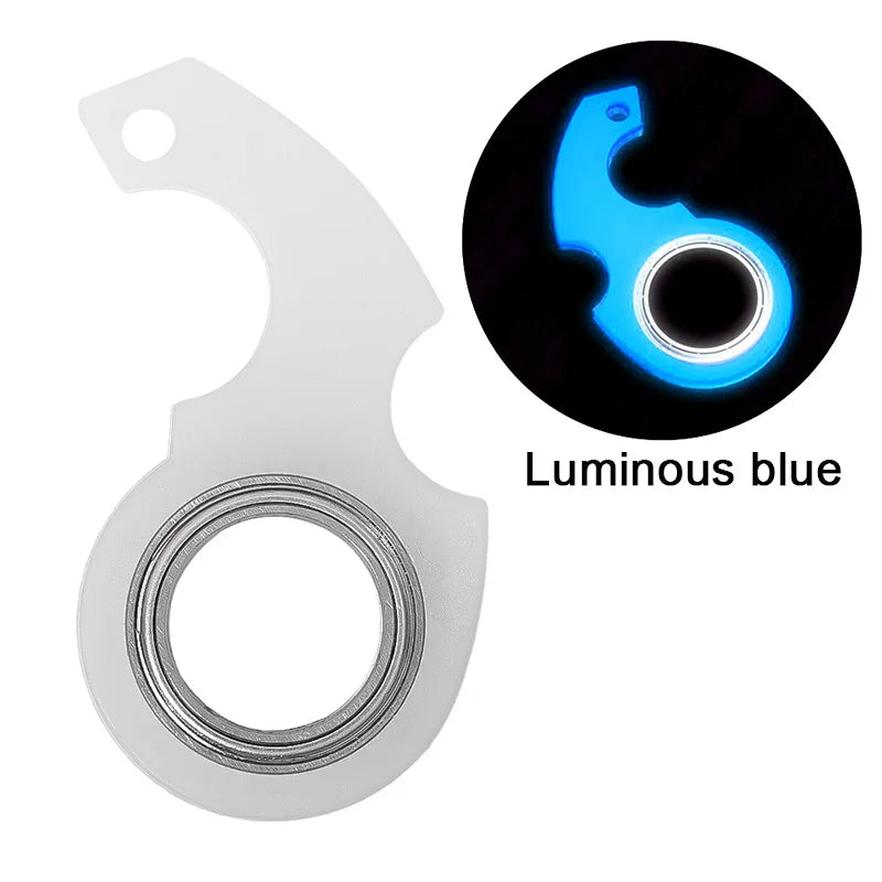 Spinner Keychain Fidget Toy – Stress & Anxiety Relief - Plastic