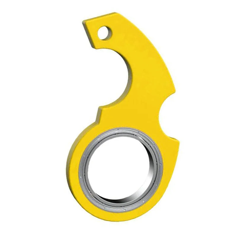 Spinner Keychain Fidget Toy – Stress & Anxiety Relief - Plastic