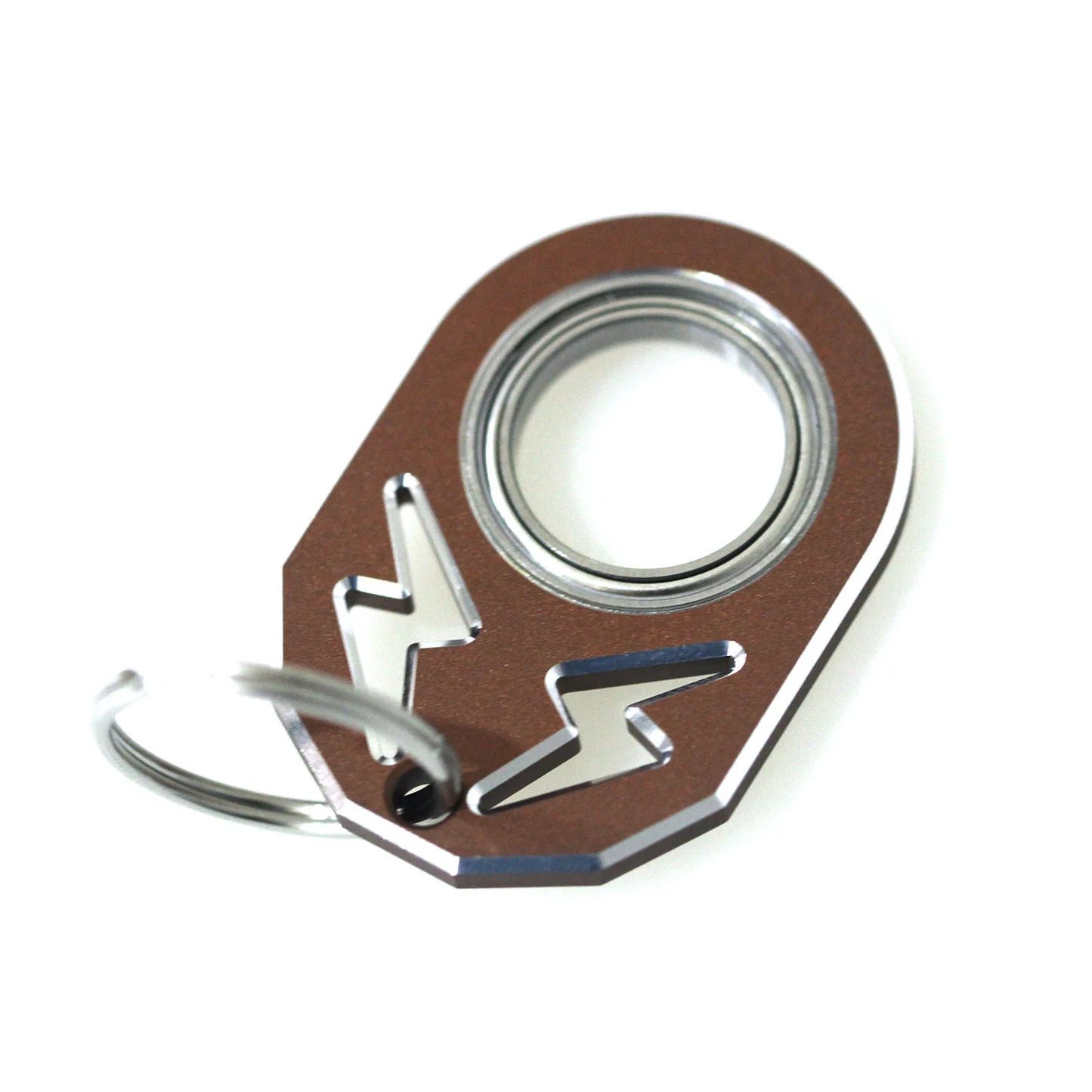 Spinner Keychain Fidget Toy β Stress & Anxiety Relief - Metal