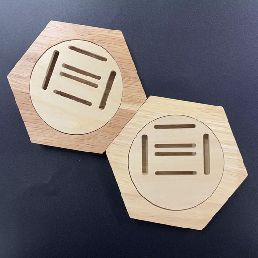 ERND – Wooden Hexagon Medal Holder | Single Medal Display | Perfect Gift