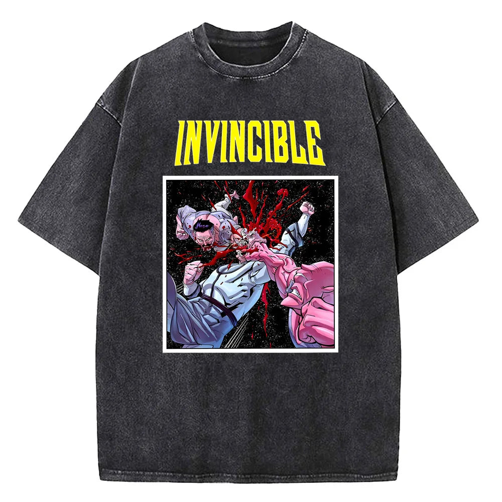 Invincible "Nolen & Allen" Oversized Pump Cover Washed Tee