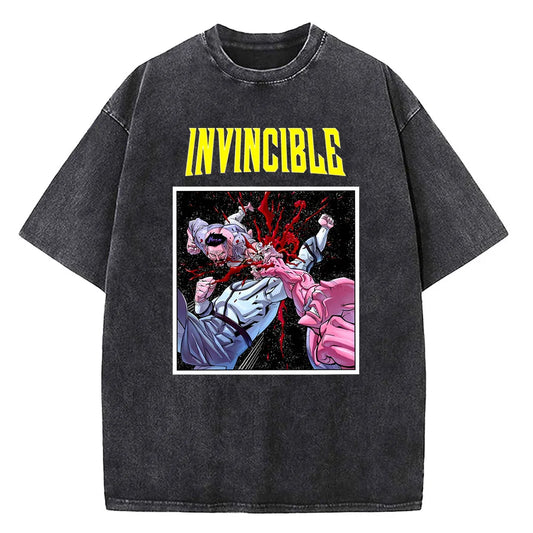 Invincible "Nolen & Allen" Oversized Pump Cover Washed Tee