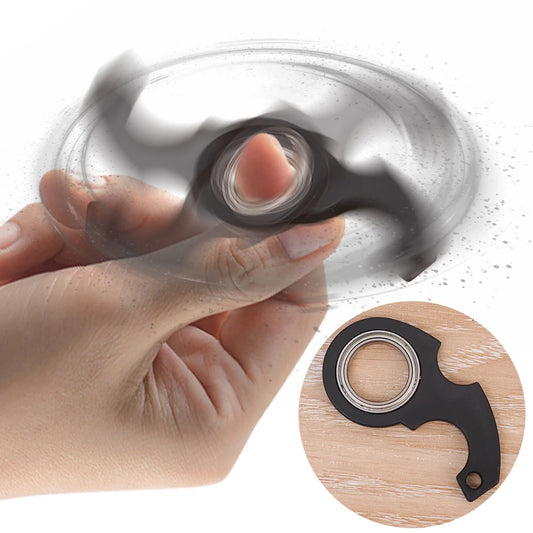 Spinner Keychain Fidget Toy – Stress & Anxiety Relief - Plastic